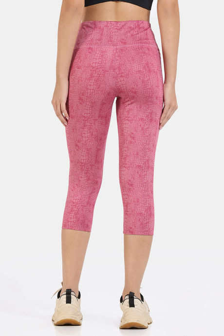 Zelocity Quick Dry 3/4Th Gym Leggings - Cashmere Rose — image 3
